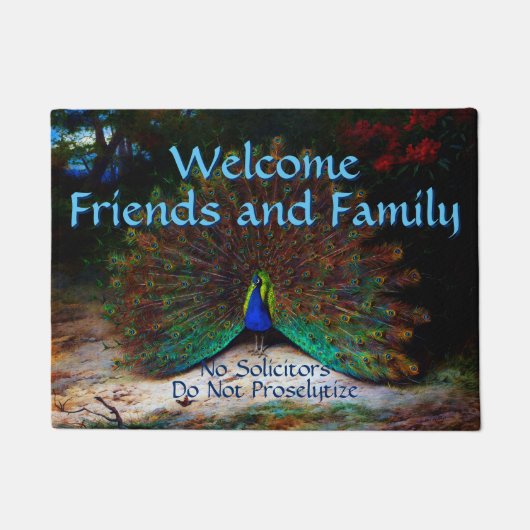 De Peacock Deurmat (Voorkant)