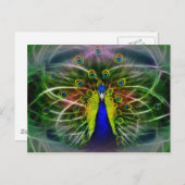 De Peacock Dreamweaver Briefkaart (Voorkant / Achterkant)