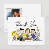 De Peanuts-bende | Babyfeestje Briefkaart (Voorkant / Achterkant)