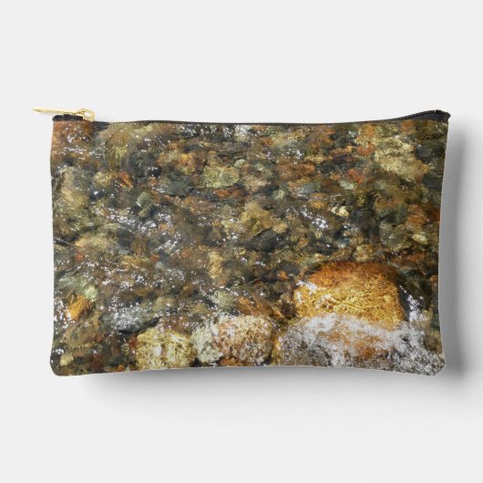 De Pebbles Brown en Gray Natural Abstract Etui (Voorkant)