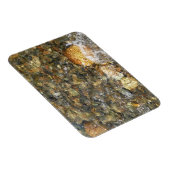 De Pebbles Brown en Gray Natural Abstract Magneet (Rechterzijde)