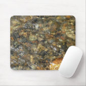 De Pebbles Brown en Gray Natural Abstract Muismat (Met muis)