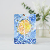 De peerboom en het Briefkaart van de Partridge (Staand voorkant)