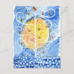 De peerboom en het Briefkaart van de Partridge