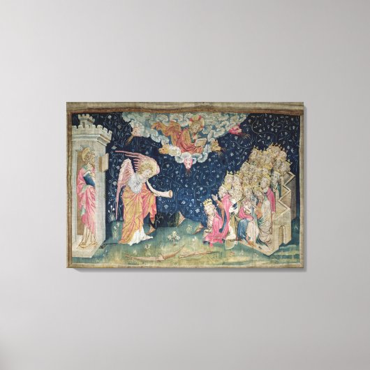 De peiling van de zevende Trumpet en de Canvas Afdruk (Voorkant)