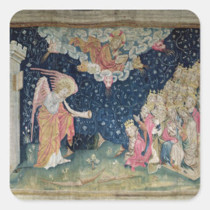 De peiling van de zevende Trumpet en de Vierkante Sticker