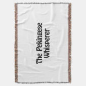 de Pekingees fluisteraar Deken (Voorkant Verticaal)