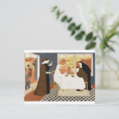 De pelgrims van Emmaus, Maurice Denis Briefkaart (Staand voorkant)