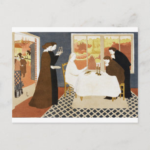 De pelgrims van Emmaus, Maurice Denis Briefkaart