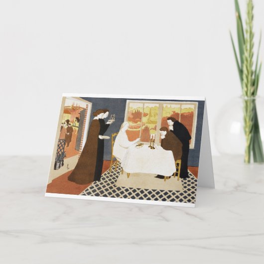 De pelgrims van Emmaus, Maurice Denis Kaart (Voorkant)