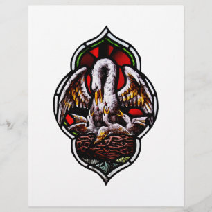De pelikaan als Christelijk symbool Flyer