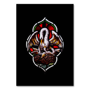 De pelikaan als Christelijk symbool Kaart