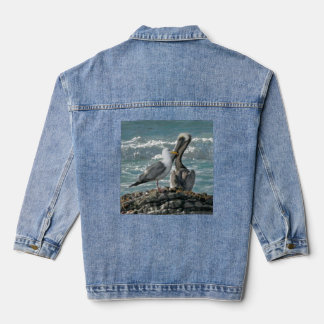 De Pelikaan en Zijn Meeuw! Denim Jacket
