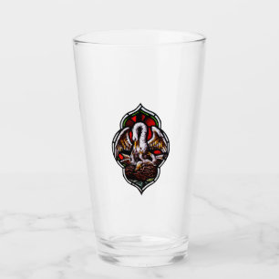 De Pelikaan in haar vroomheid Eucharistisch symboo Glas