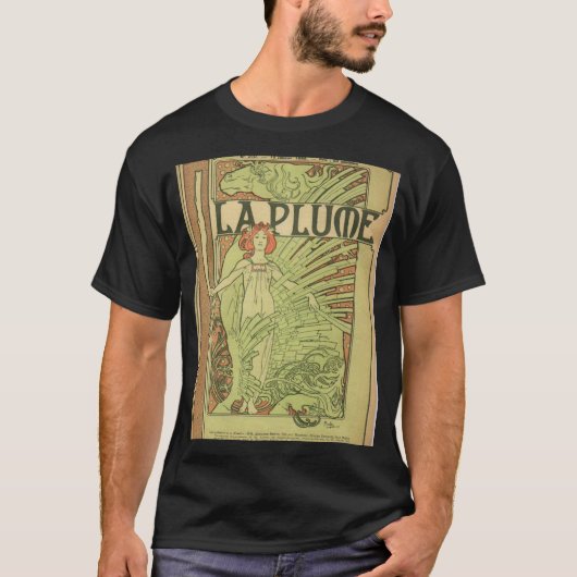 De Pen By Alphonse Mucha T-shirt (Voorkant)