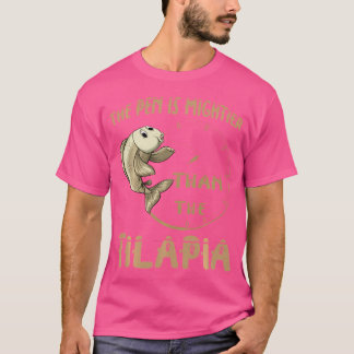 De pen is sterker dan de Tilapia T-shirt