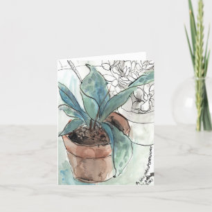 De Pen van de orchidee & de schetswenskaart van de Kaart