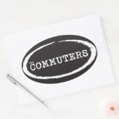 De pendelaars Sticker (Envelop)