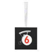 De penningkaart kubus ornament (Rechts)