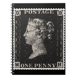 De Penny Black Postage Stamp Notitieboek