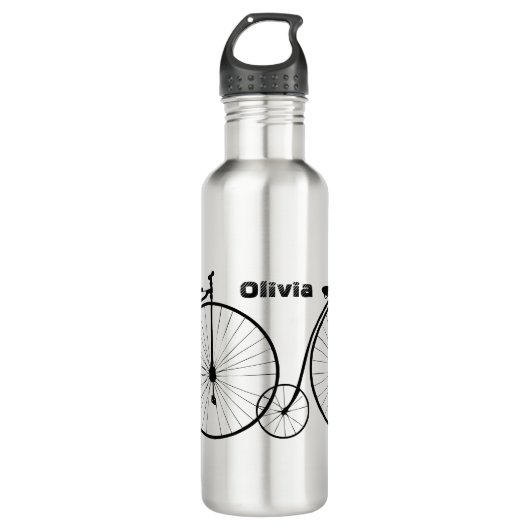 De penny-farthing Bicycle Waterfles (Voorkant)