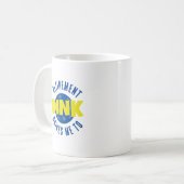 De pensionering drijft me op om Funny Pickleball t Koffiemok (Voorkant links)