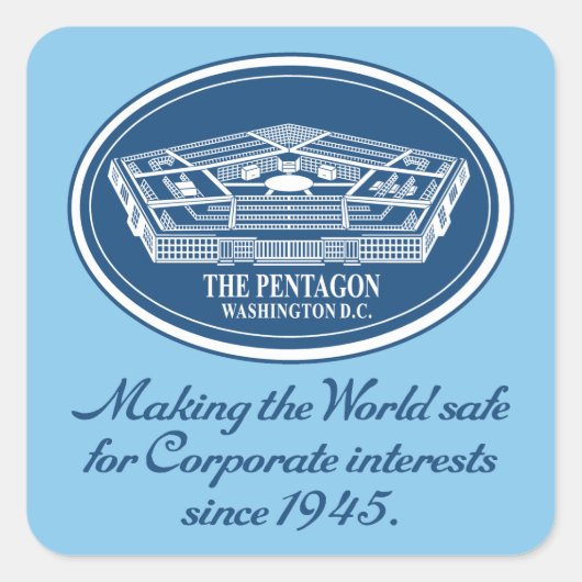 De Pentagon Sticker (Voorkant)