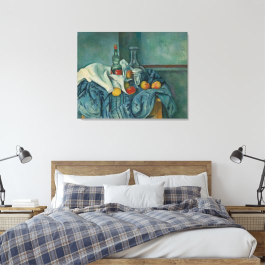 De pepermuntfles canvas afdruk (Insitu (Slaapkamer))