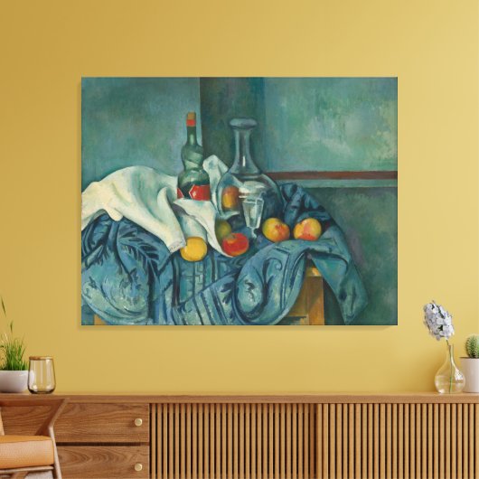 De pepermuntfles canvas afdruk (Insitu (Woonkamer))