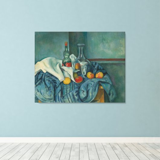 De pepermuntfles canvas afdruk (Insitu (Houten vloer))