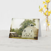 De Percheron Barn Kaart (Gele Bloem)