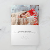 De Père Noël Baby Cartes de fin de année (Intérieur)