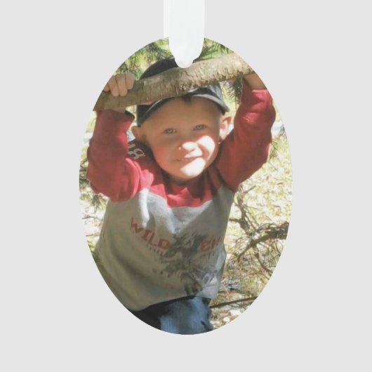 De Père Noël Photo Orament - Voir Retour (devant)