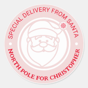De Père Noël Stickers North Pôle Noël