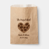 De Perfect Blend aangepaste bruine bruiloft gunst Bedankzakje (Voorkant)