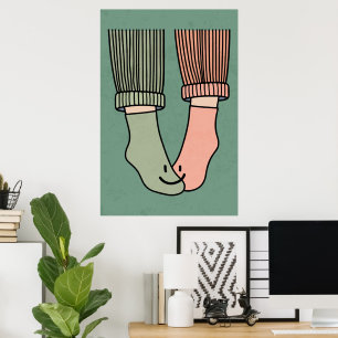 De Perfect Match Koppel Poster Happy Feet Muur Kun