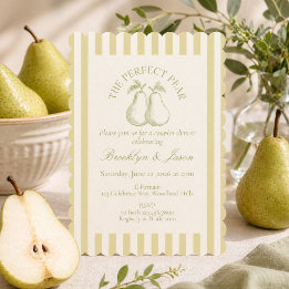 De Perfect Pear Koppels Bruidsdouche Kaart