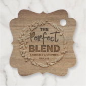 De perfecte bijtende bruiloft bedankjes labels (Achterkant)