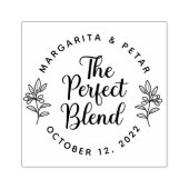 De perfecte bijtende bruiloft 	rubberstempel (Afrduk)