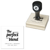 De perfecte blend-buikstempel voor typografie 	rubberstempel (Gestempeld)