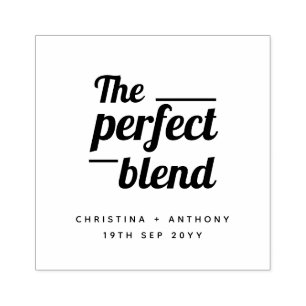 De perfecte blend-buikstempel voor typografie 	rubberstempel