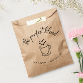 De perfecte blend koffieweddenschap bedankzakje (Gezegeld)