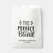 De perfecte blend koffieweddenschap bedankzakje (Voorkant)
