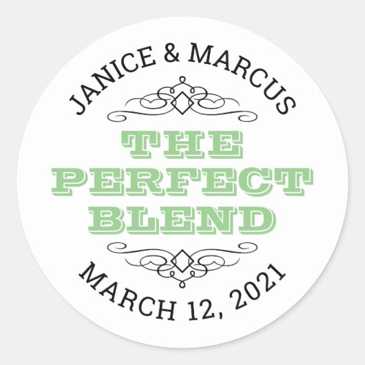 De perfecte blend Stickers (Voorkant)