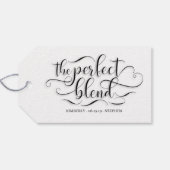 De perfecte blendweddenschap cadeaulabel (Achterkant Horizontaal)