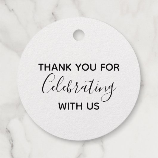 De perfecte combinatie van moderne koffie-weddensc bedankjes labels (Achterkant)