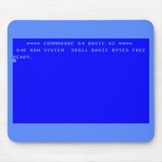 De perfecte commodore 64-lovers accessoire muismat (Voorkant)