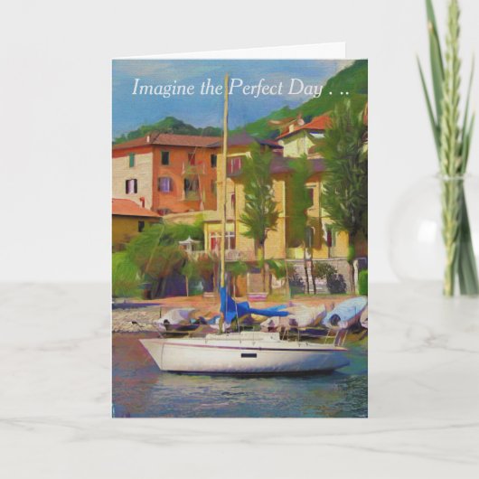 De perfecte dag Happy Birthday Kaart (Voorkant)