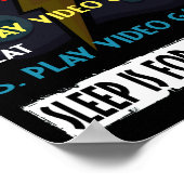 De perfecte dag voor games poster (Hoek)