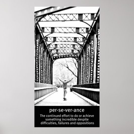 De perfecte doorzettingsgraad van het dongboard poster (Voorkant)